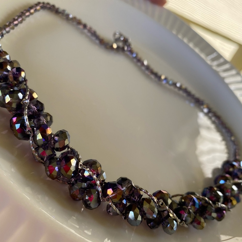 Handmade amities stone necklace